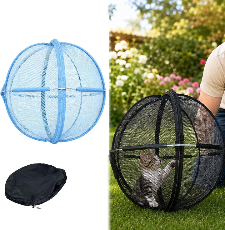 Outdoor Pet Explorer Sphere — Portable Mesh Enclosure