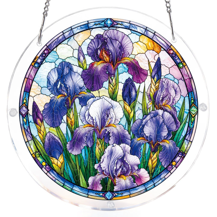 Iris Morning Light Light Suncatcher-Acrylic Window Art