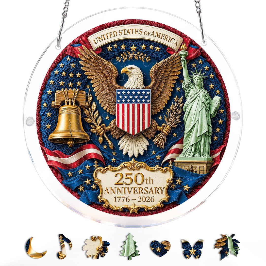 Glory of America Light Suncatcher-Acrylic Window Art