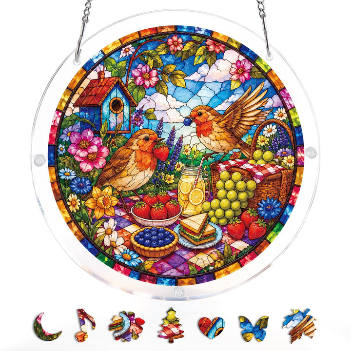 Country Harvest Light Suncatcher-Acrylic Window Art