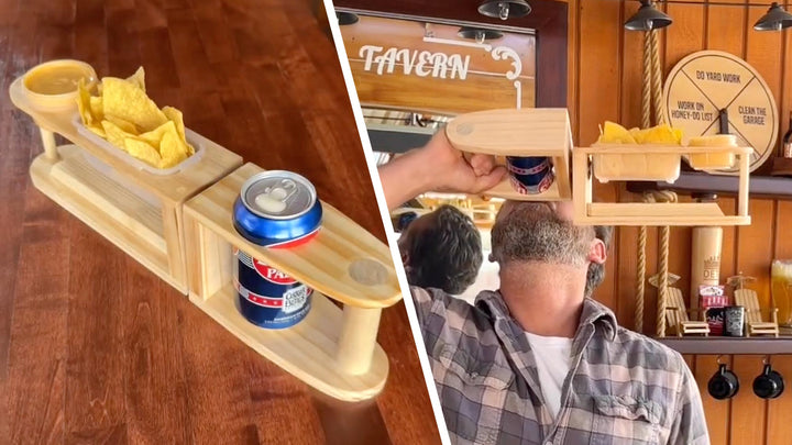 🍻Wooden Beer Flight Tasting Stand
