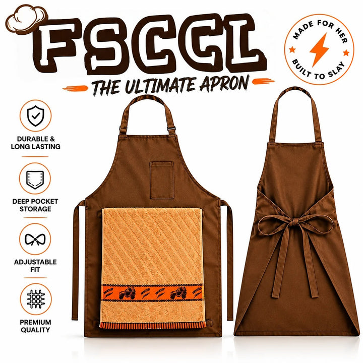 🤣The Ultimate Prank Apron for Men – Hidden Surprise Pocket Cooking Apron