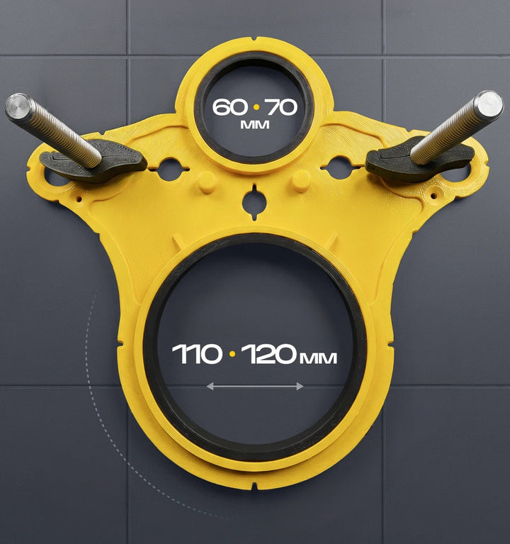 Universal Plumbing Installation Marking Template