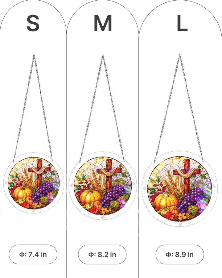 Harvest Blessings Light Suncatcher-Acrylic Window Art