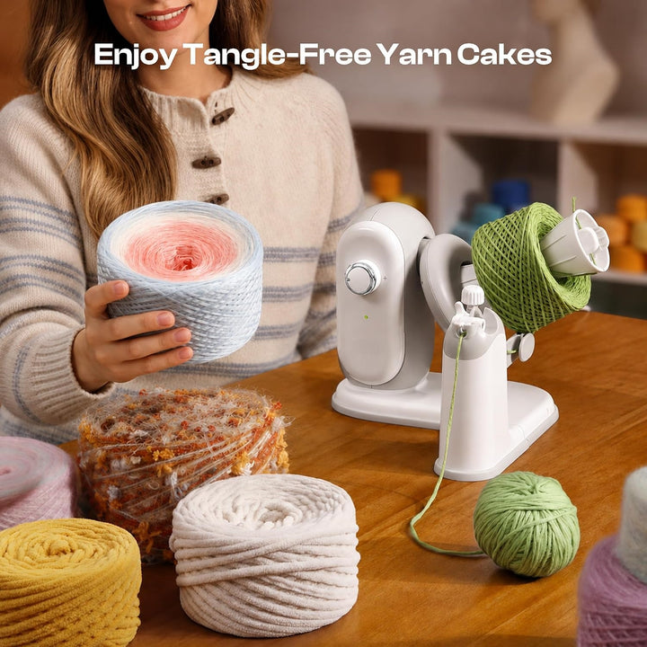 Electric Yarn Winder for Knitting & Crochet