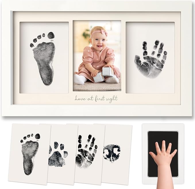 🐾👶DIY Hand & Paw Print Keepsake Frame