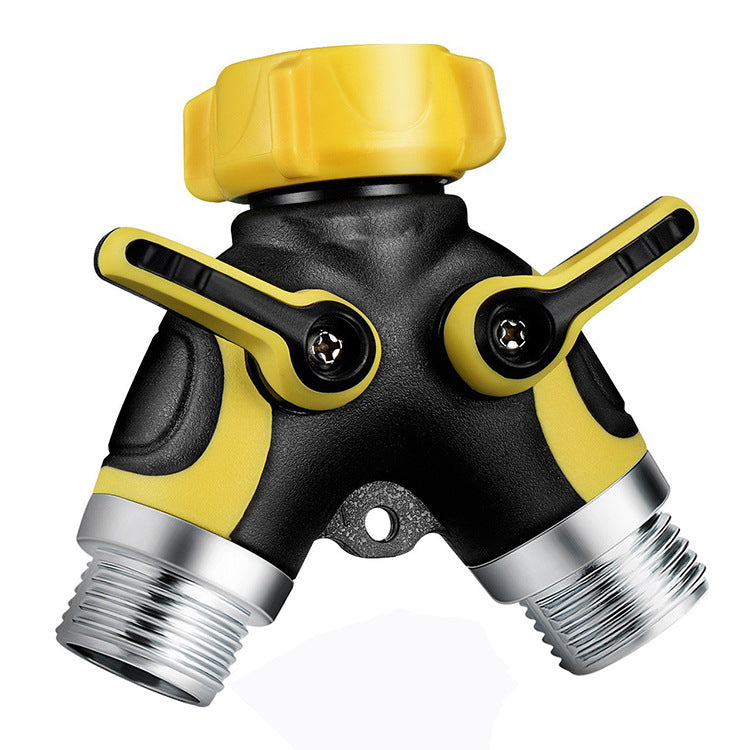 Dual-Outlet Faucet Splitter – 2-Way Water Flow Control Valve