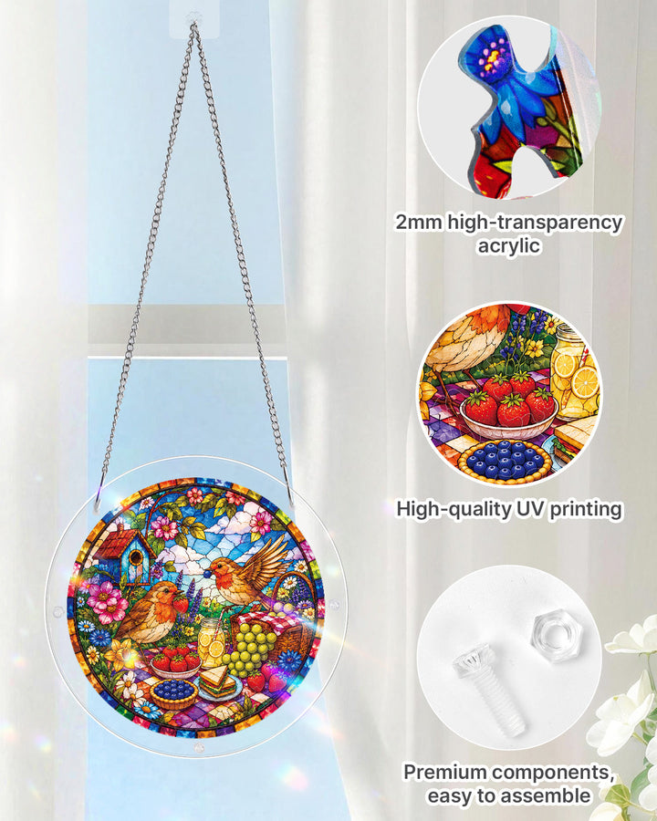 Country Harvest Light Suncatcher-Acrylic Window Art