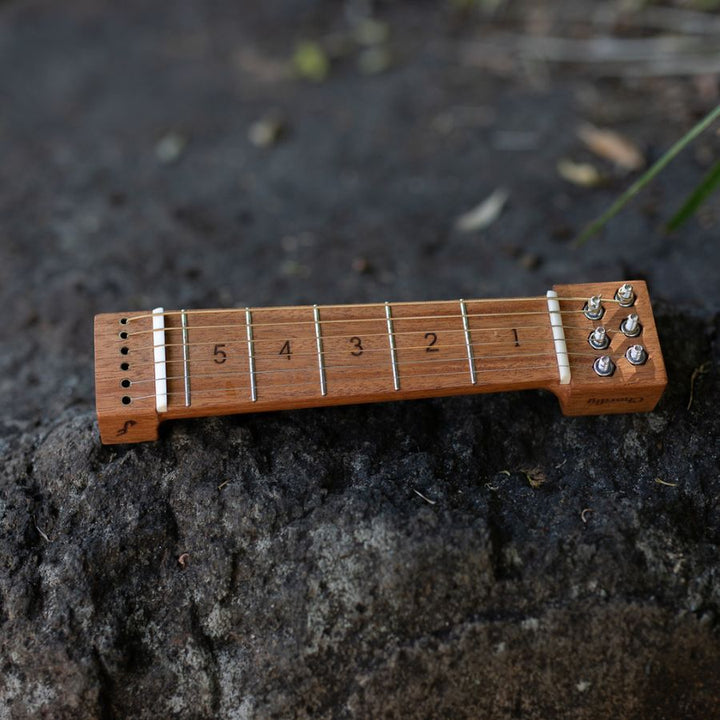 Guitar Chord Trainer – 5 Fret Practice Neck with Real Steel Strings
