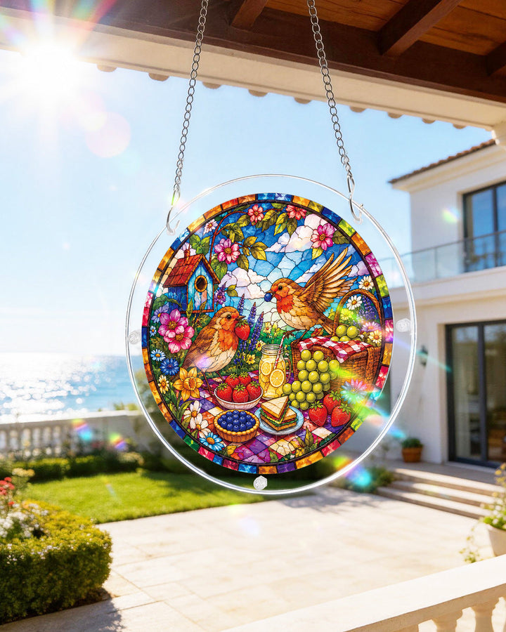 Country Harvest Light Suncatcher-Acrylic Window Art