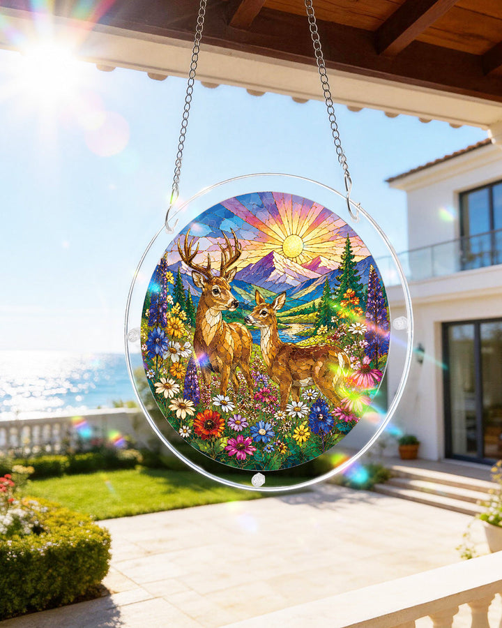 Meadow Sunrise Light Suncatcher-Acrylic Window Art