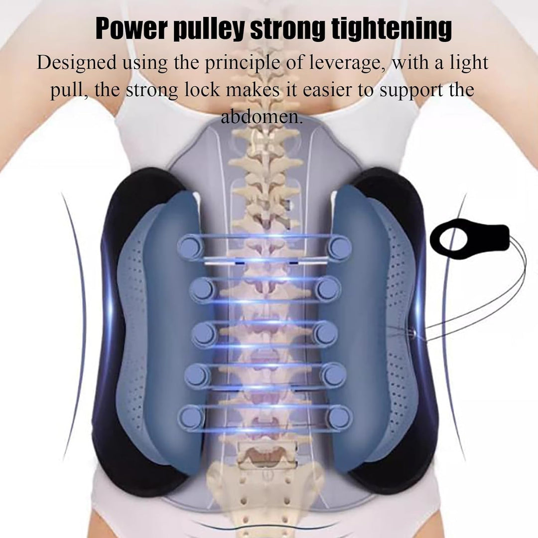 Adjustable Lumbar Support Belt – Ergonomic Waist & Back Support