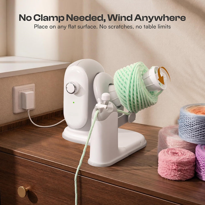 Electric Yarn Winder for Knitting & Crochet