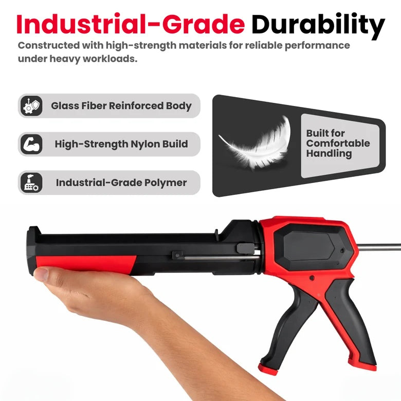 Ultra Heavy-Duty Caulking Gun-High-Thrust Silicone & Sealant Applicator