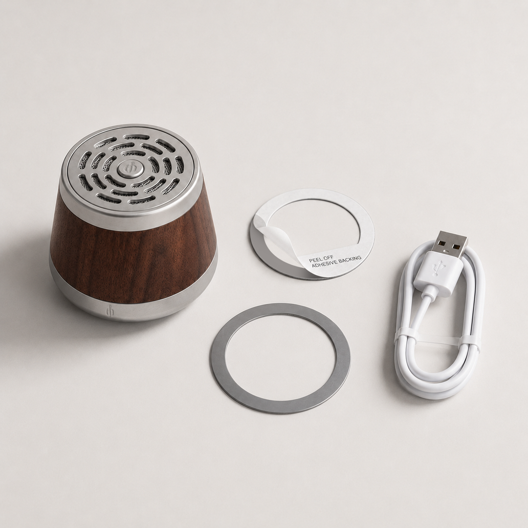 🔊Portable Wooden Bluetooth Speaker - Magnetic Mini Speaker for Home & Travel