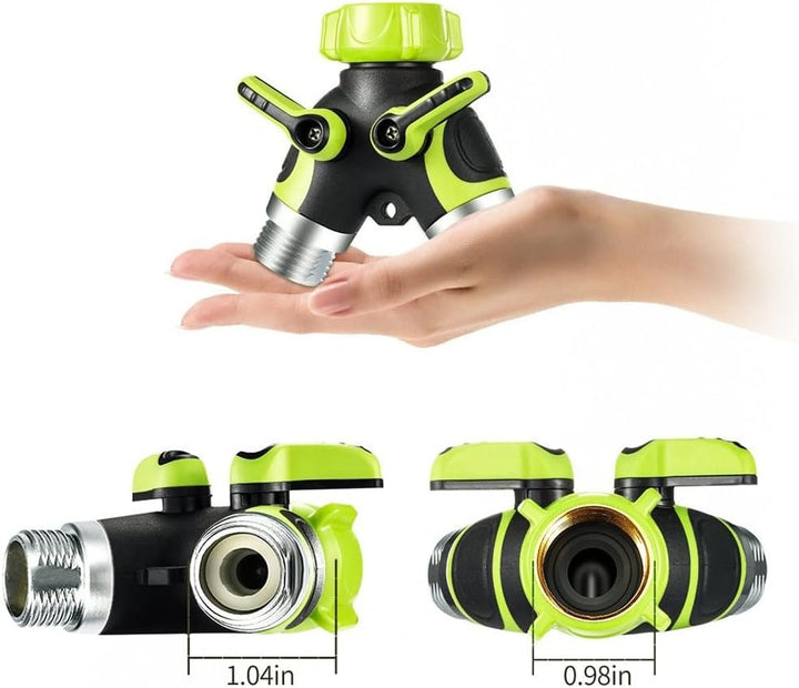 Dual-Outlet Faucet Splitter – 2-Way Water Flow Control Valve