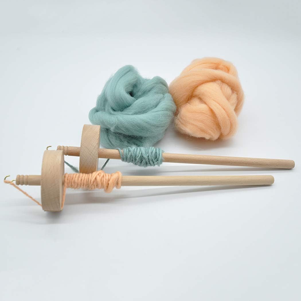 Wooden Drop Spindle for Hand Spinning
