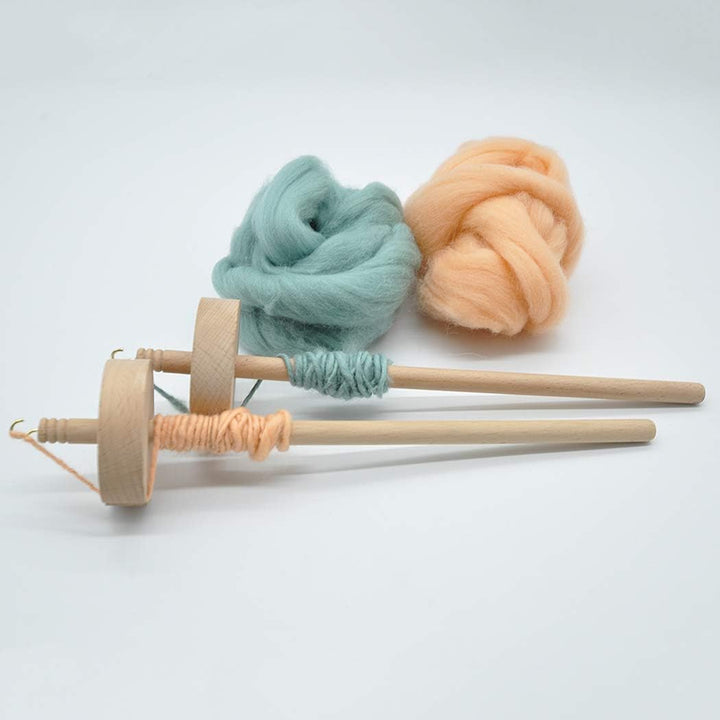 Wooden Drop Spindle for Hand Spinning