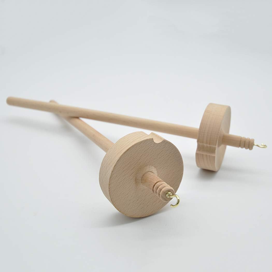 Wooden Drop Spindle for Hand Spinning