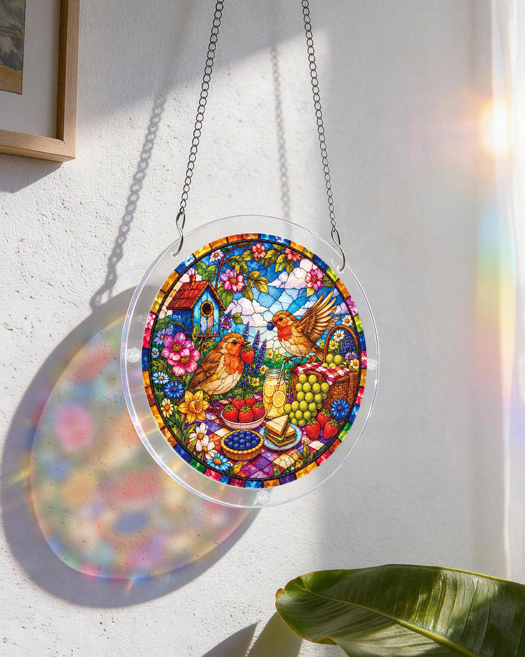 Country Harvest Light Suncatcher-Acrylic Window Art