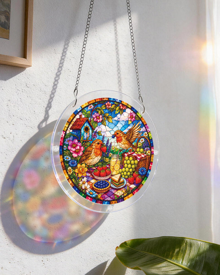 Country Harvest Light Suncatcher-Acrylic Window Art