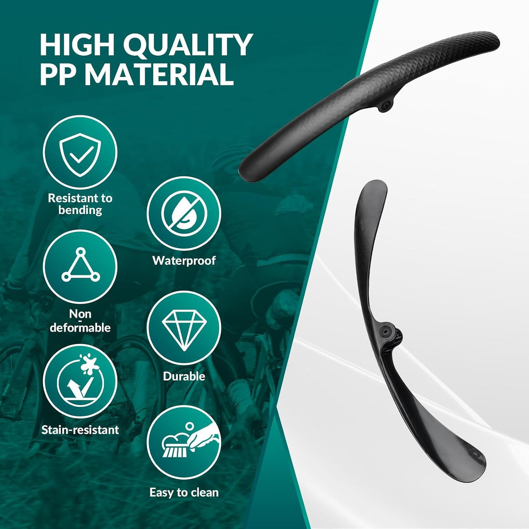 Adjustable Bike Fenders – Lightweight Front & Rear Mudguards