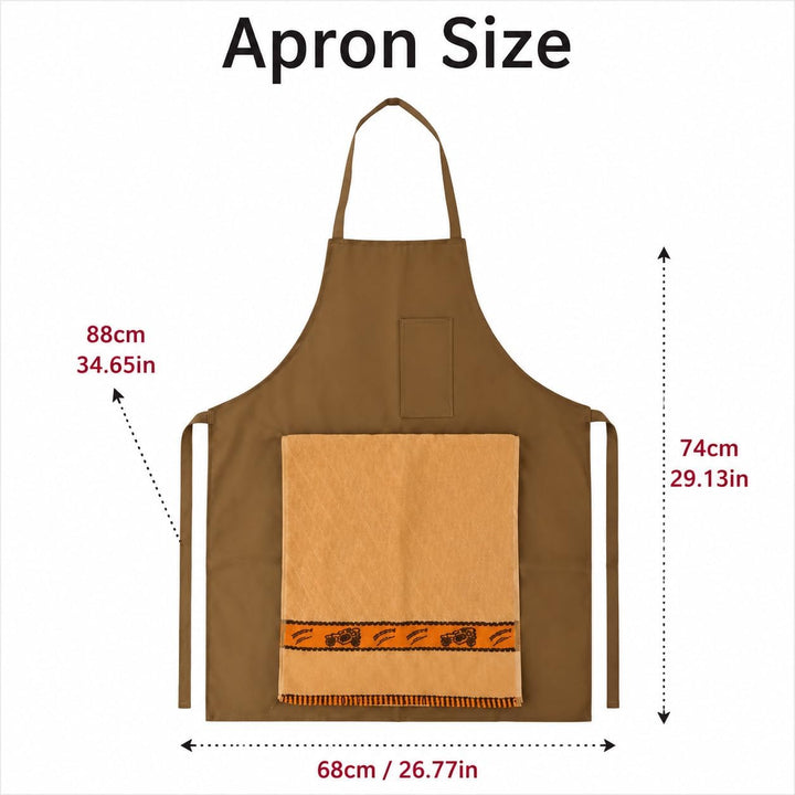 🤣The Ultimate Prank Apron for Men – Hidden Surprise Pocket Cooking Apron