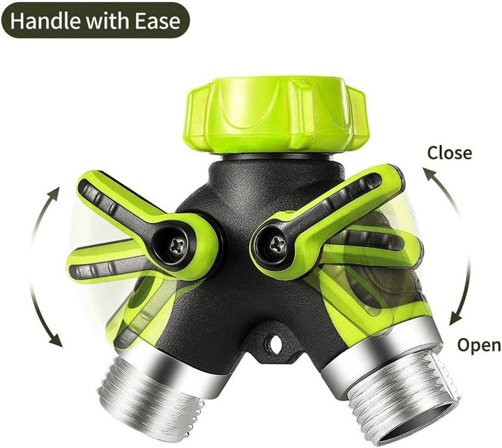 Dual-Outlet Faucet Splitter – 2-Way Water Flow Control Valve