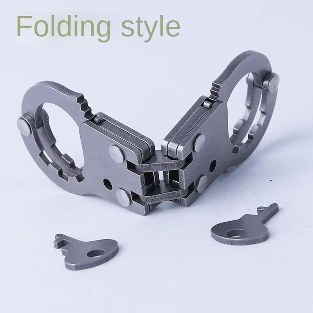 🔑Mini Metal Puzzle Handcuffs|Portable Brain Teaser Toy