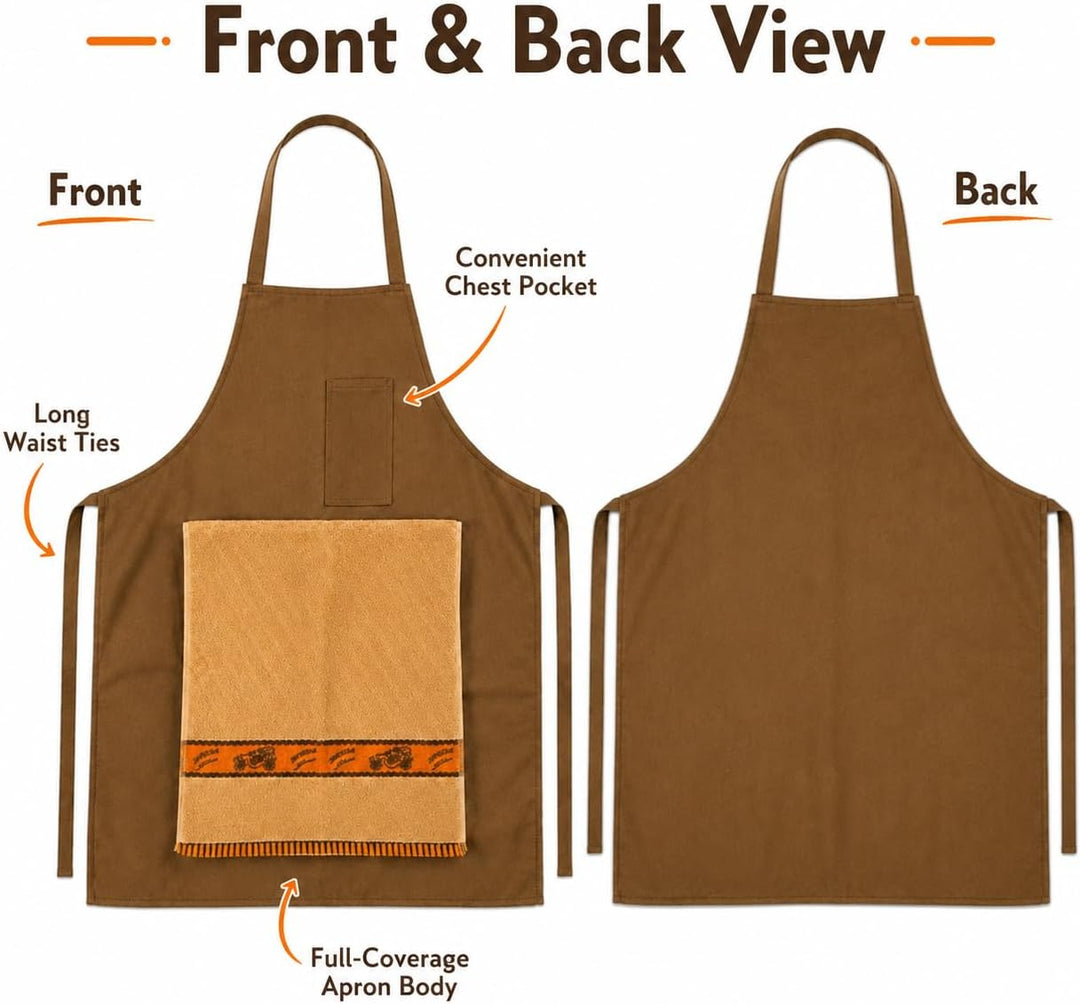 🤣The Ultimate Prank Apron for Men – Hidden Surprise Pocket Cooking Apron