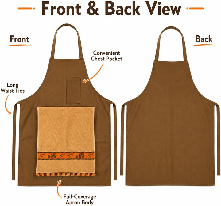 🤣The Ultimate Prank Apron for Men – Hidden Surprise Pocket Cooking Apron