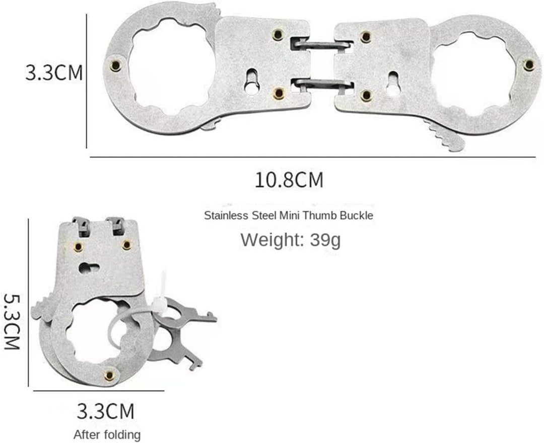 🔑Mini Metal Puzzle Handcuffs|Portable Brain Teaser Toy