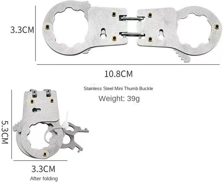 🔑Mini Metal Puzzle Handcuffs|Portable Brain Teaser Toy