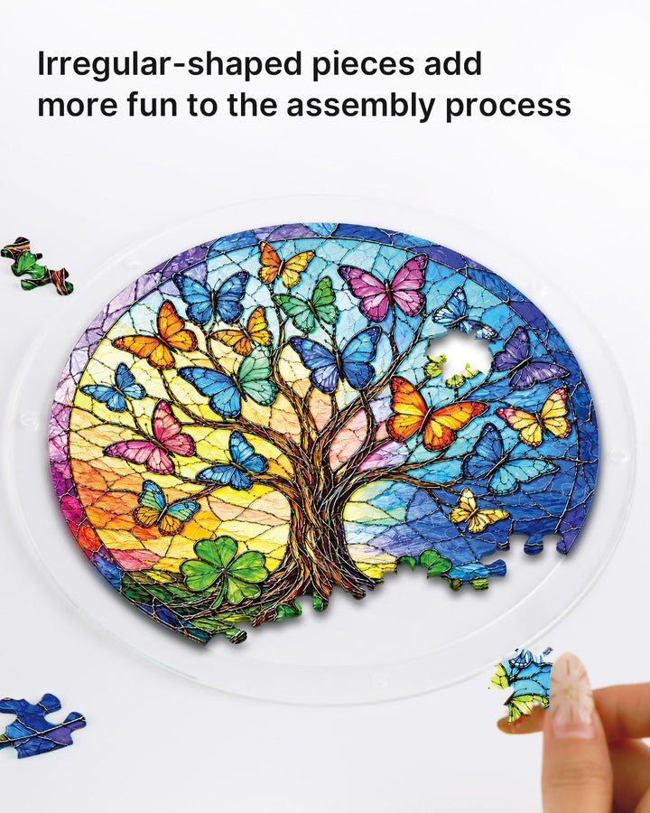 Butterfly Dream Tree Light Suncatcher-Acrylic Window Art