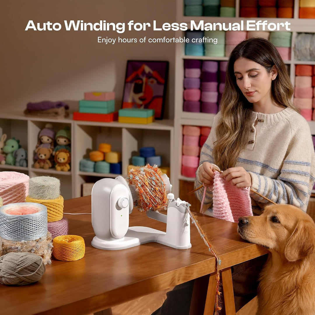 Electric Yarn Winder for Knitting & Crochet