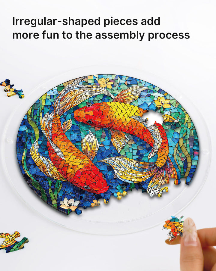 Koi Dream Pond Light Suncatcher-Acrylic Window Art