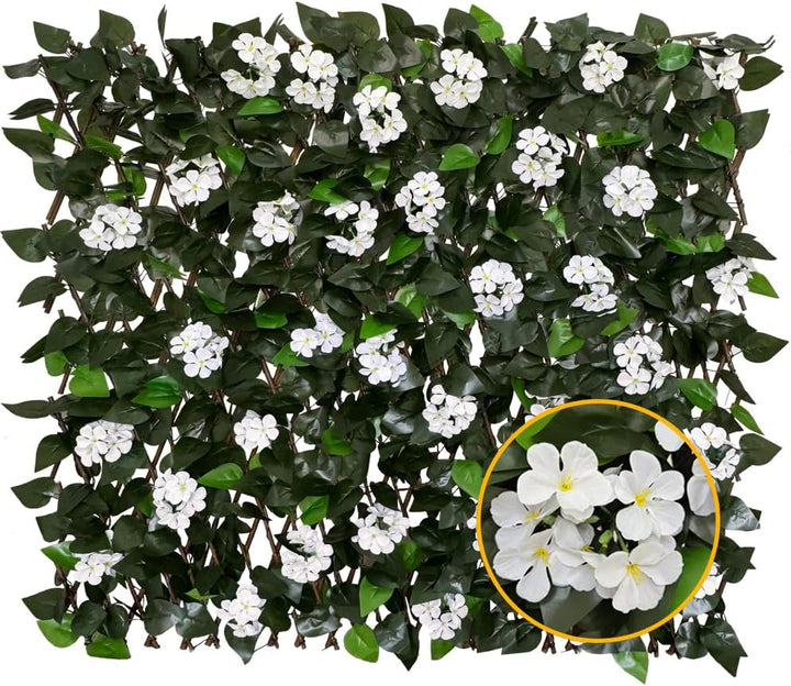 Expandable Artificial Ivy Privacy Fence 🌿 Create a Natural Green Wall for Garden, Patio & Balcony Decoration