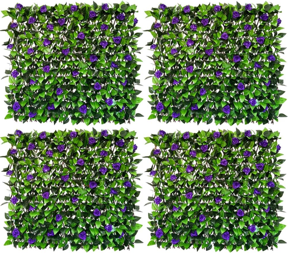 Expandable Artificial Ivy Privacy Fence 🌿 Create a Natural Green Wall for Garden, Patio & Balcony Decoration