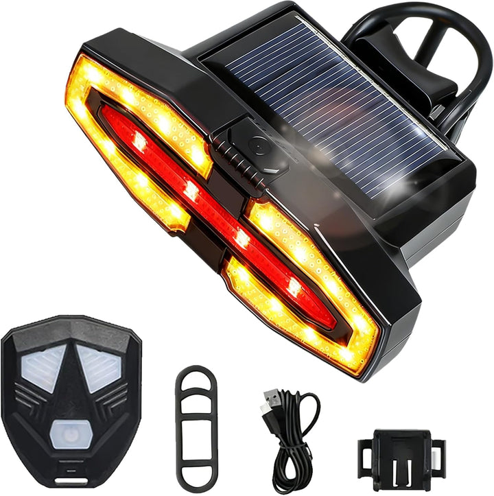 Wireless Remote-Controlled Bike Rear Light with Turn Signals