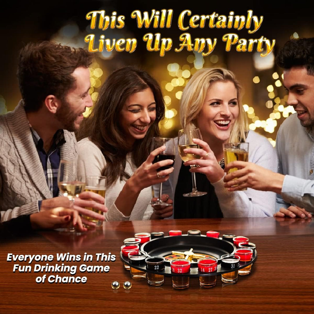 Glass Roulette Party Game Set