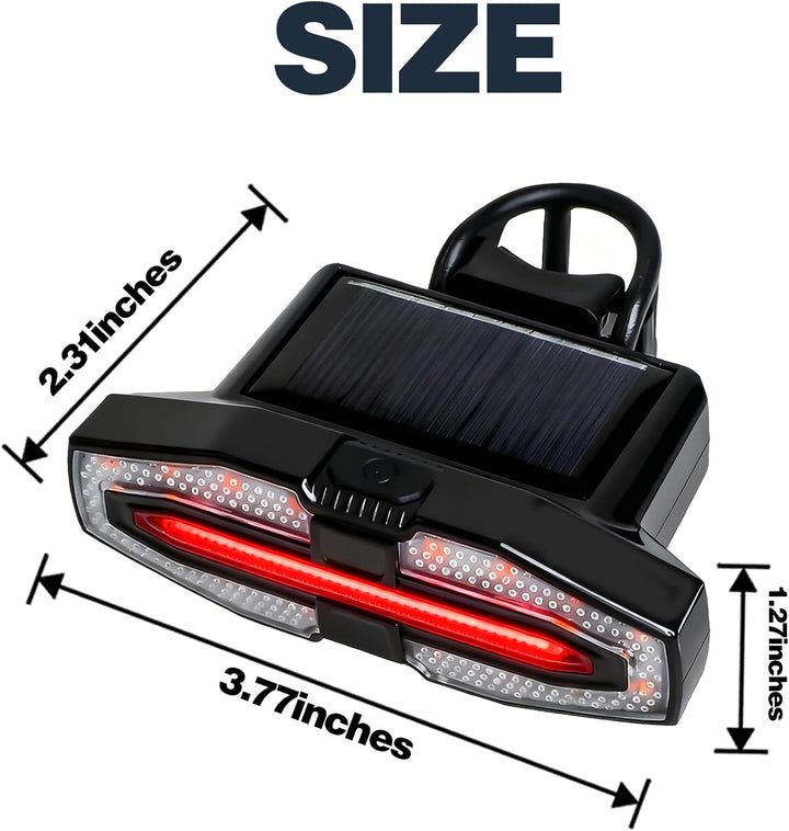 Wireless Remote-Controlled Bike Rear Light with Turn Signals