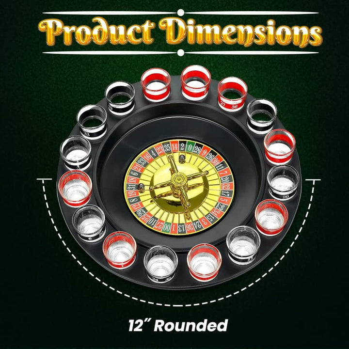 Glass Roulette Party Game Set