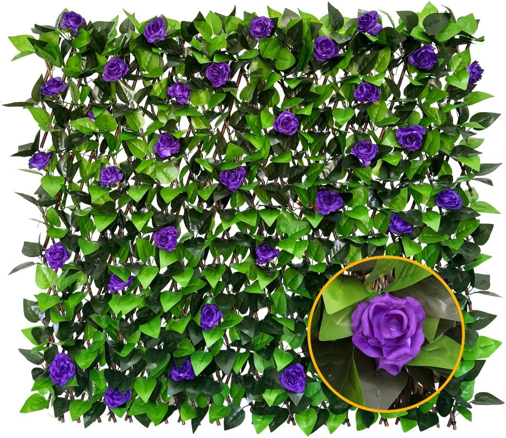 Expandable Artificial Ivy Privacy Fence 🌿 Create a Natural Green Wall for Garden, Patio & Balcony Decoration