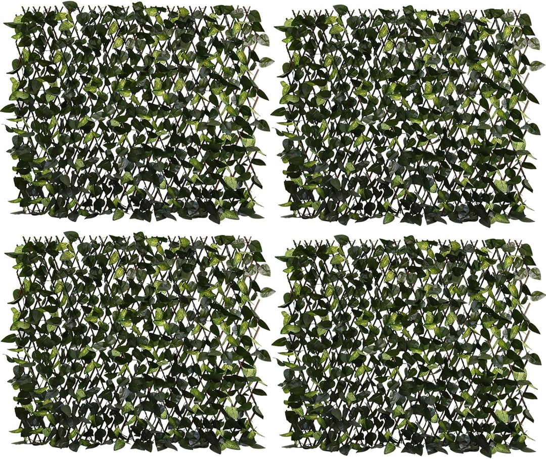Expandable Artificial Ivy Privacy Fence 🌿 Create a Natural Green Wall for Garden, Patio & Balcony Decoration