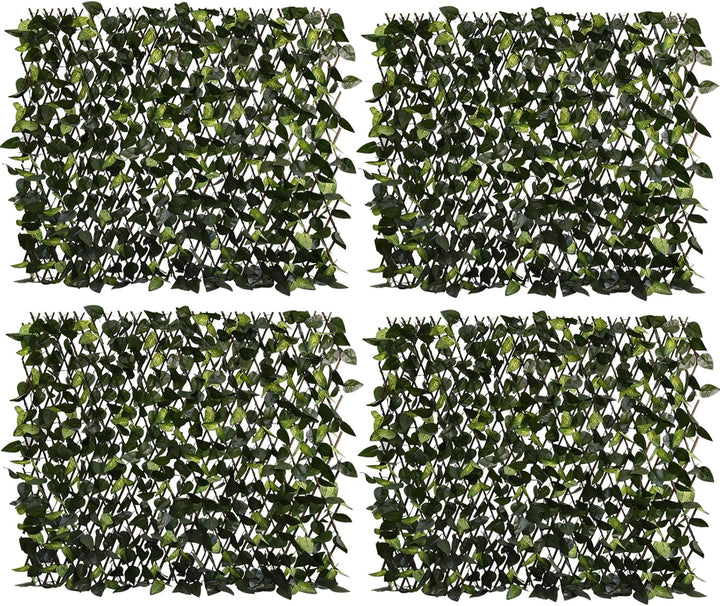 Expandable Artificial Ivy Privacy Fence 🌿 Create a Natural Green Wall for Garden, Patio & Balcony Decoration