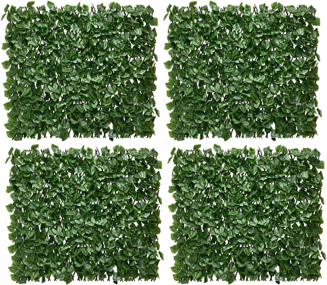 Expandable Artificial Ivy Privacy Fence 🌿 Create a Natural Green Wall for Garden, Patio & Balcony Decoration