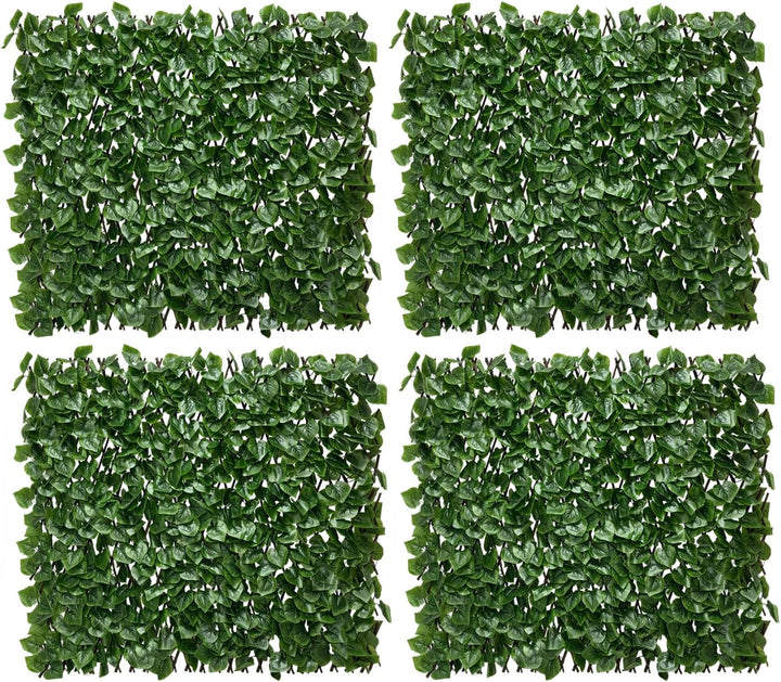 Expandable Artificial Ivy Privacy Fence 🌿 Create a Natural Green Wall for Garden, Patio & Balcony Decoration