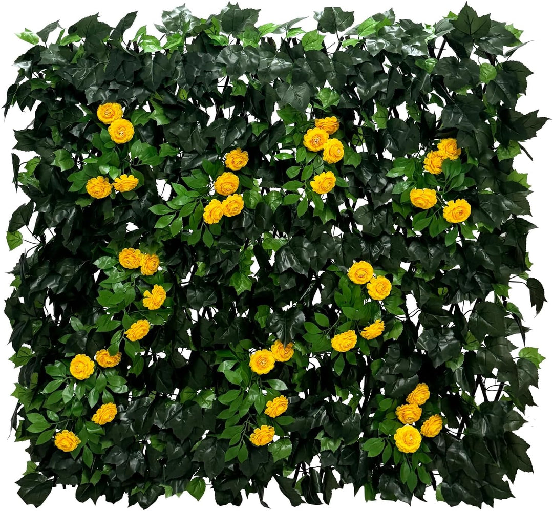 Expandable Artificial Ivy Privacy Fence 🌿 Create a Natural Green Wall for Garden, Patio & Balcony Decoration