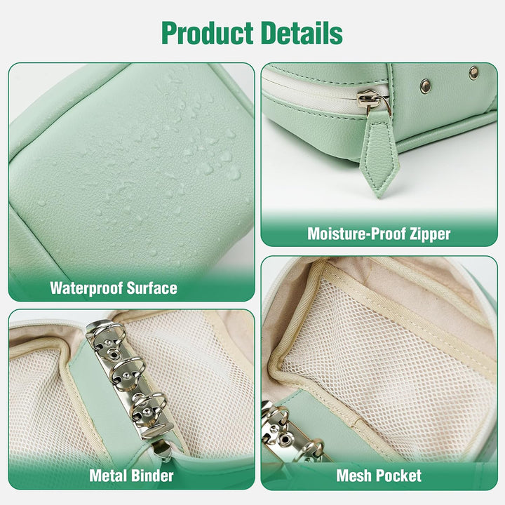 Travel Pill Organizer with Zipper Pouches