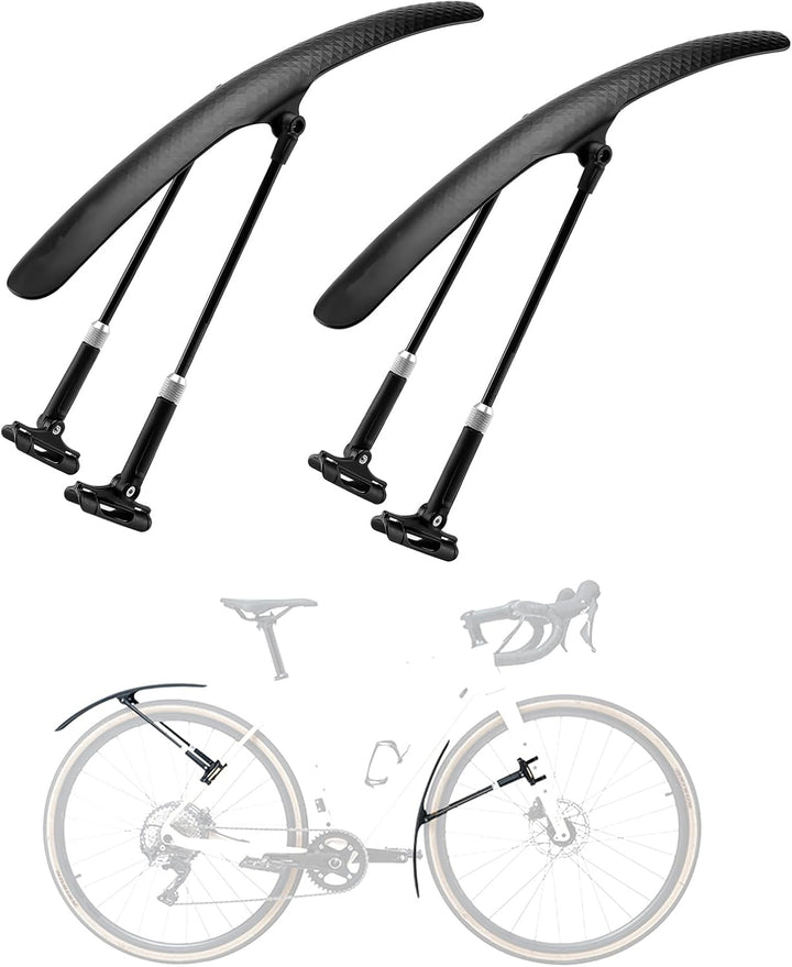 Adjustable Bike Fenders – Lightweight Front & Rear Mudguards
